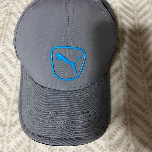 Puma Other - Puma Charcoal Cap with Sky Blue Emblem